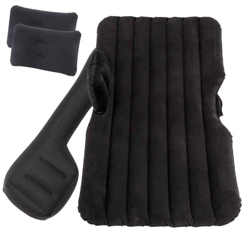 (image for) 138x85cm Car Air Inflatable Travel Mattress Back Seat Bed Multifunctional Sofa Air Bed Pillow With Air Outdoor Camping Mat